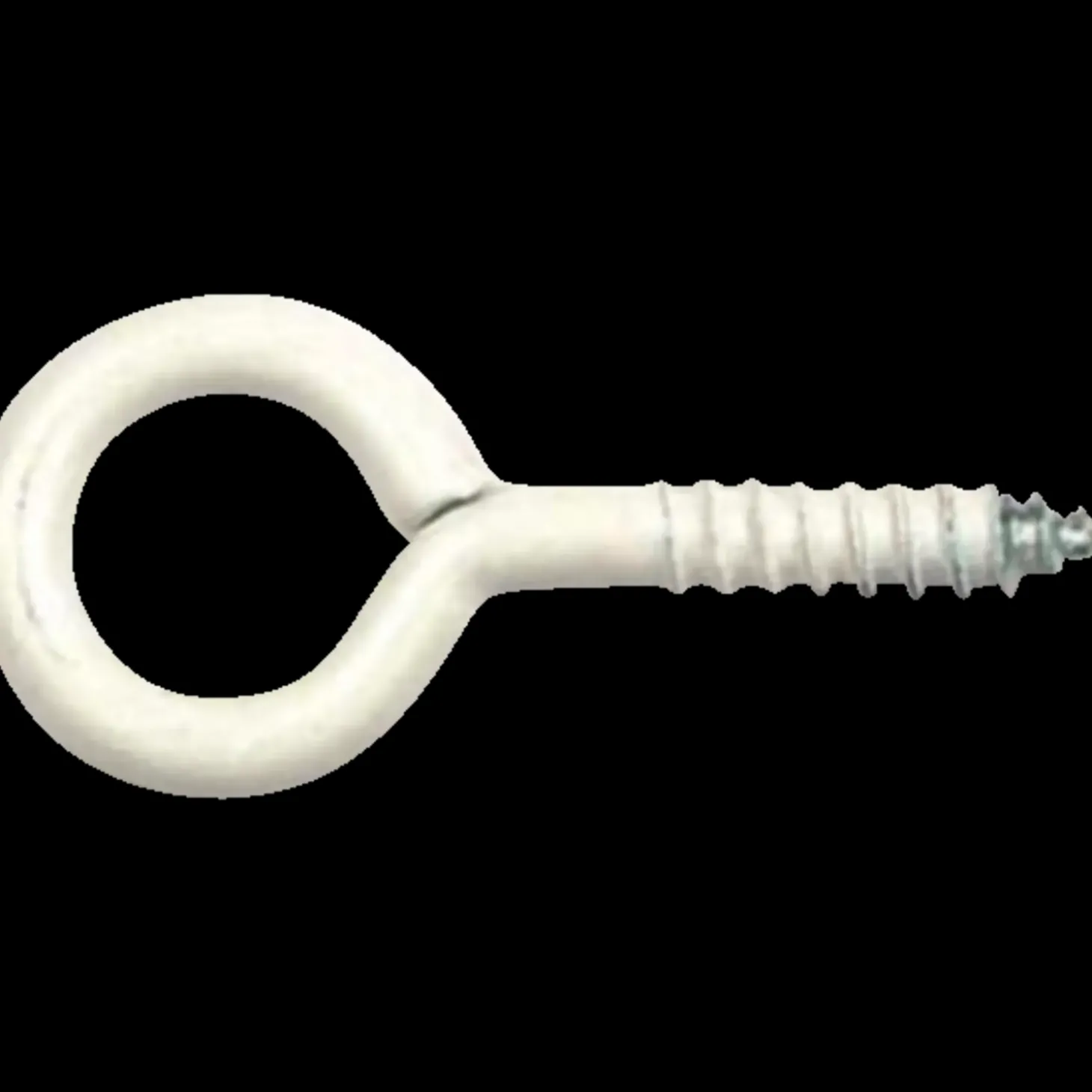 fischer øjnskruekrog 3,8x30 mm hvid 6 stk.