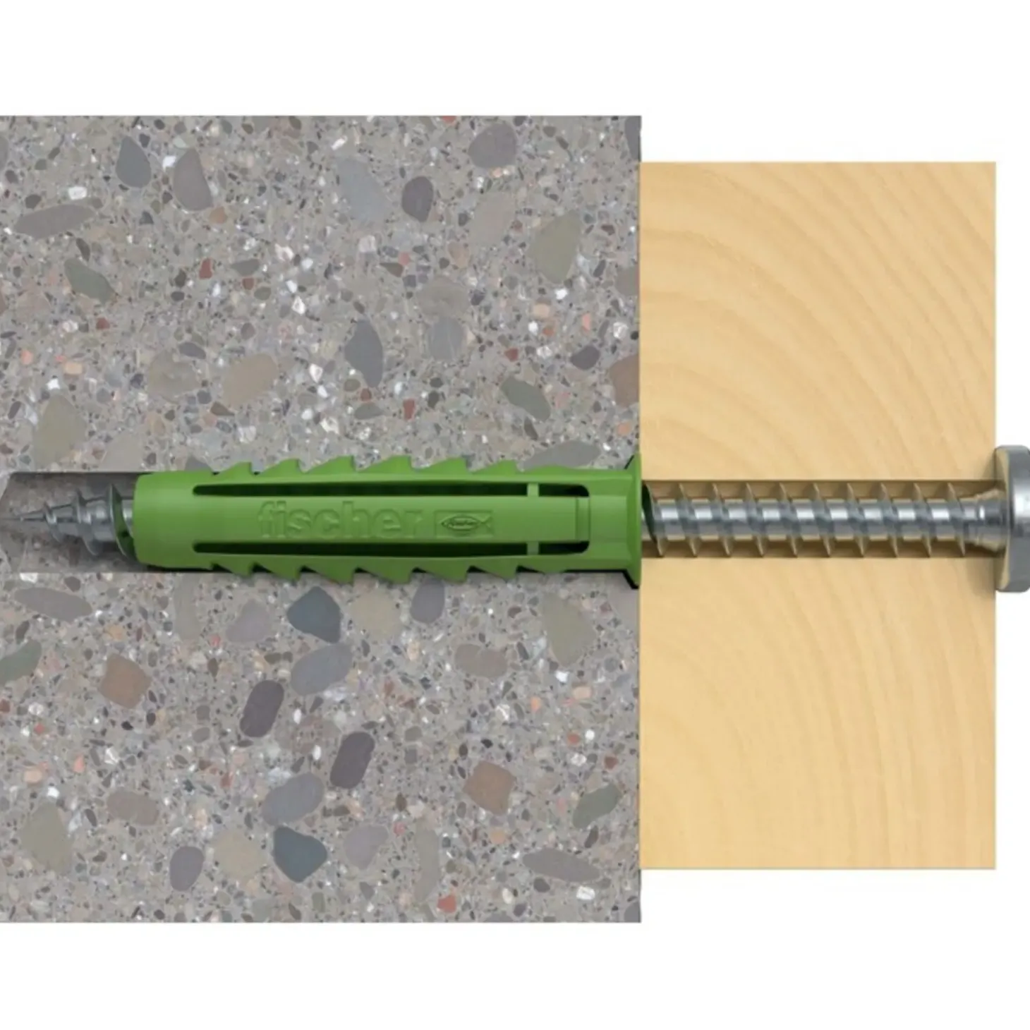 Fischer SX Green dyvel m/krave 10x50 mm 45 stk