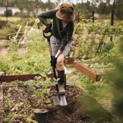 Fiskars Ergonomic spadsspade grå