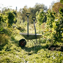 Fiskars ergonomisk havegreb grå
