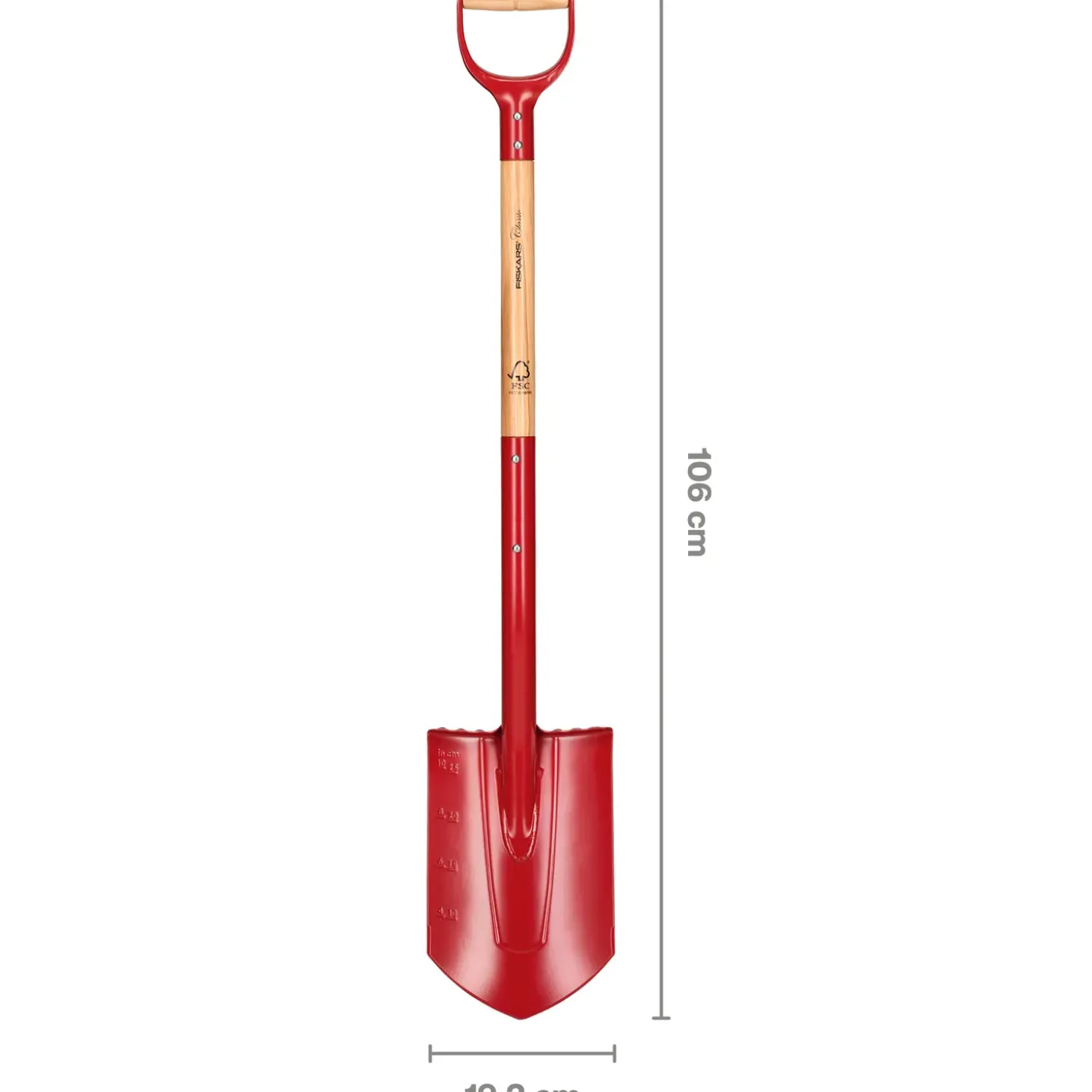 Fiskars spidsspade 106 CM