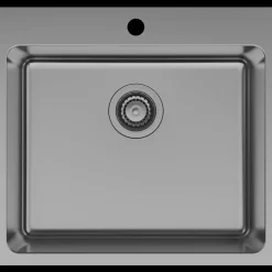 Flow LA 550 køkkenvask PVD gunmetal 500x550 mm