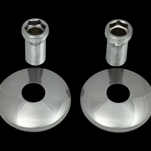 Forskruningsæt lige m/roset 3/4"x1/2" forkromet