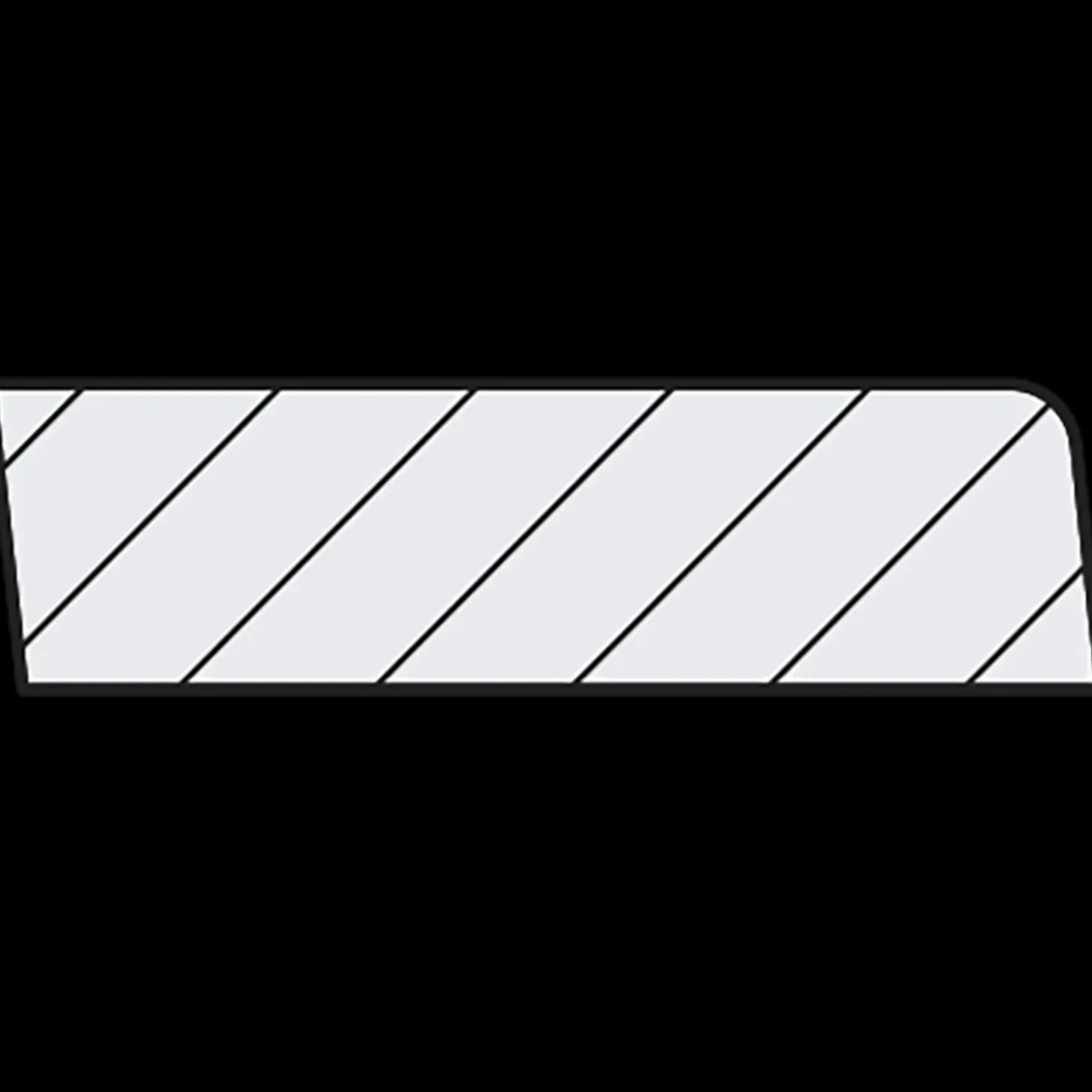 FT Forkantliste fyr /1Rk L228 hvid ral 9x33x3000 mm