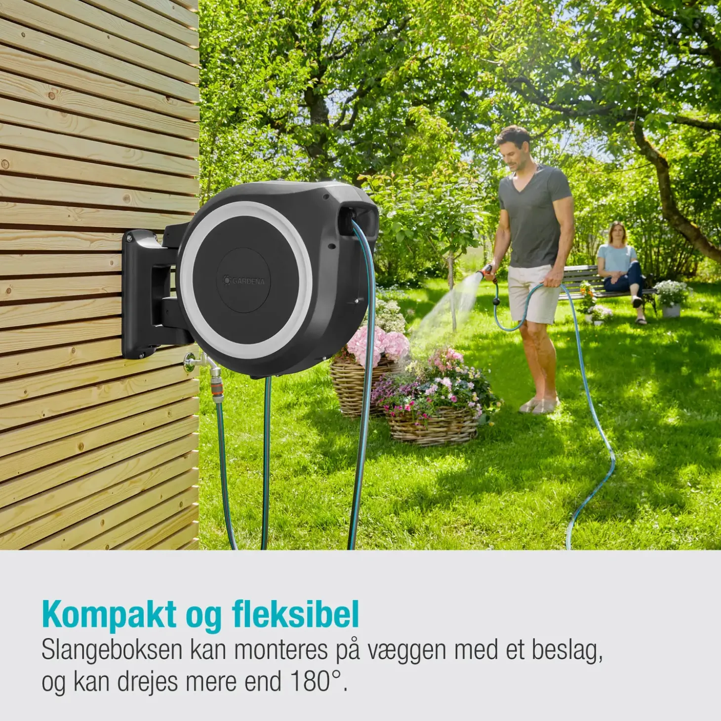 Gardena RollUp XL 35 vægslangeboks m/35 m slange