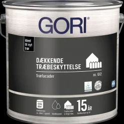 GORI 612 dækkende træbeskyttelse kulsort 0,75 L