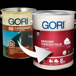 GORI 605 dækkende træbeskyttelse grøn umbra 5 L