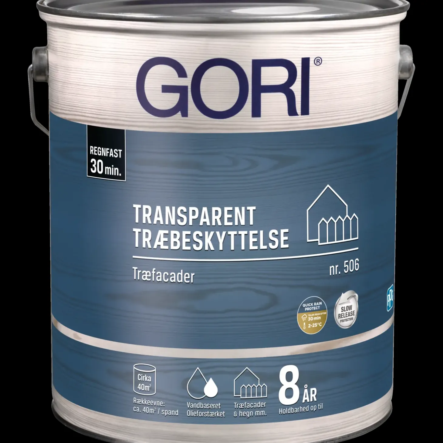 GORI 506 transparent træbeskyttelse nød 5 L