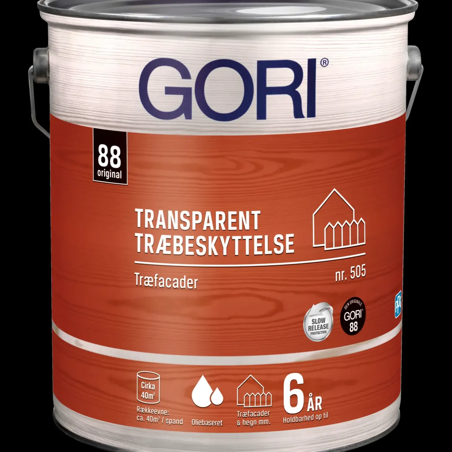 GORI 505 transparent træbeskyttelse teak 2,5 L