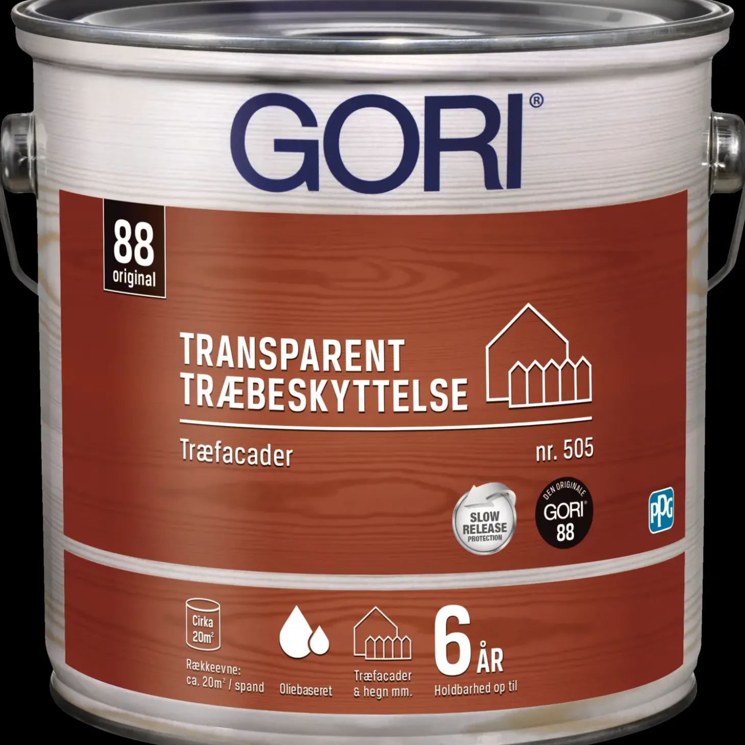 GORI 505 transparent træbeskyttelse teak 2,5 L