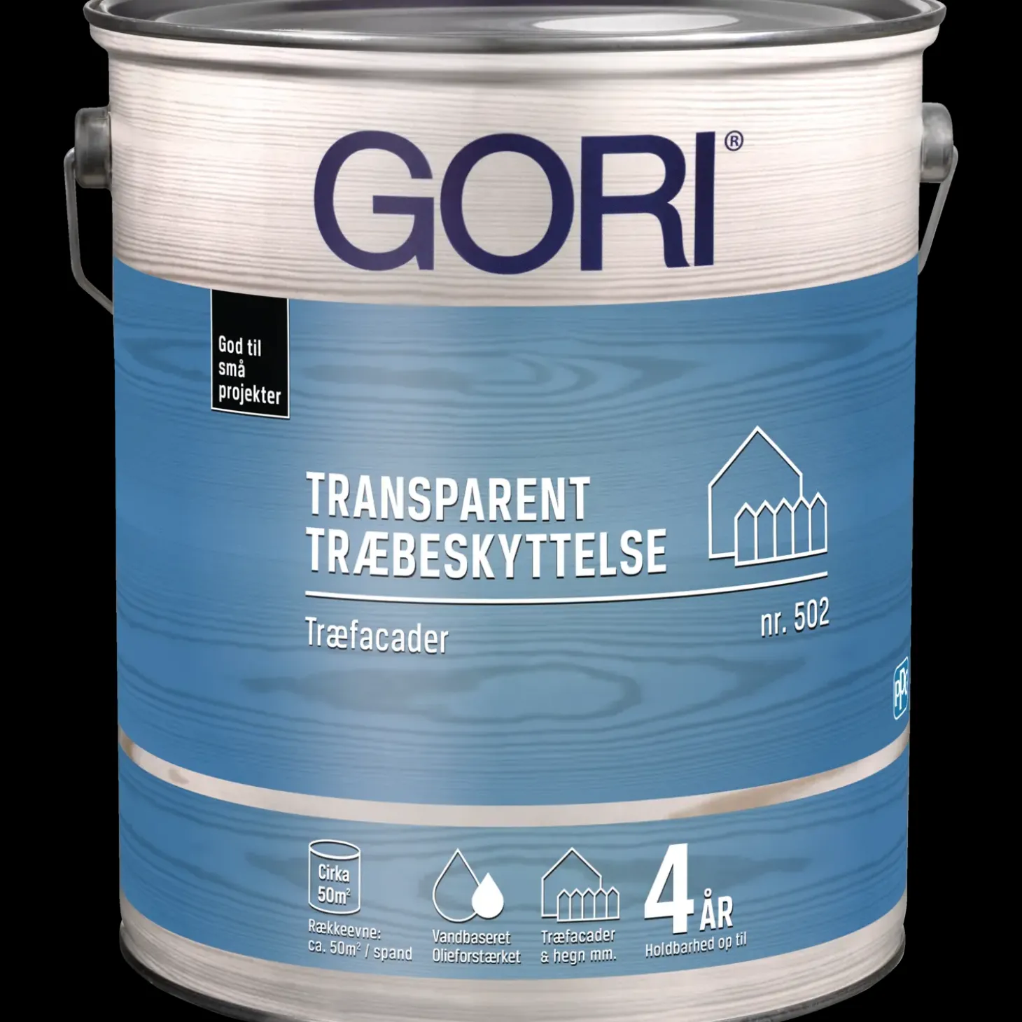 GORI 502 transparent træbeskyttelse farveløs 5 L
