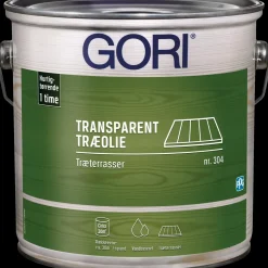 GORI 304  transparent træolie træterrasse farveløs 2,5 L