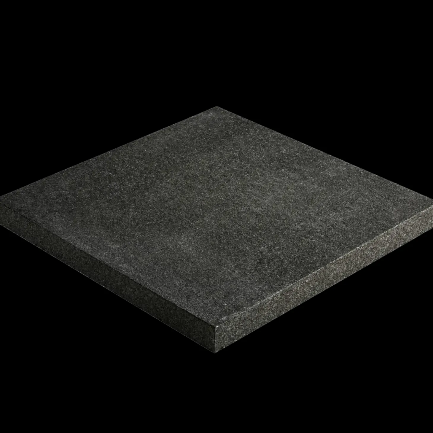 Granitflise G695 60x60x3 cm sortgrå