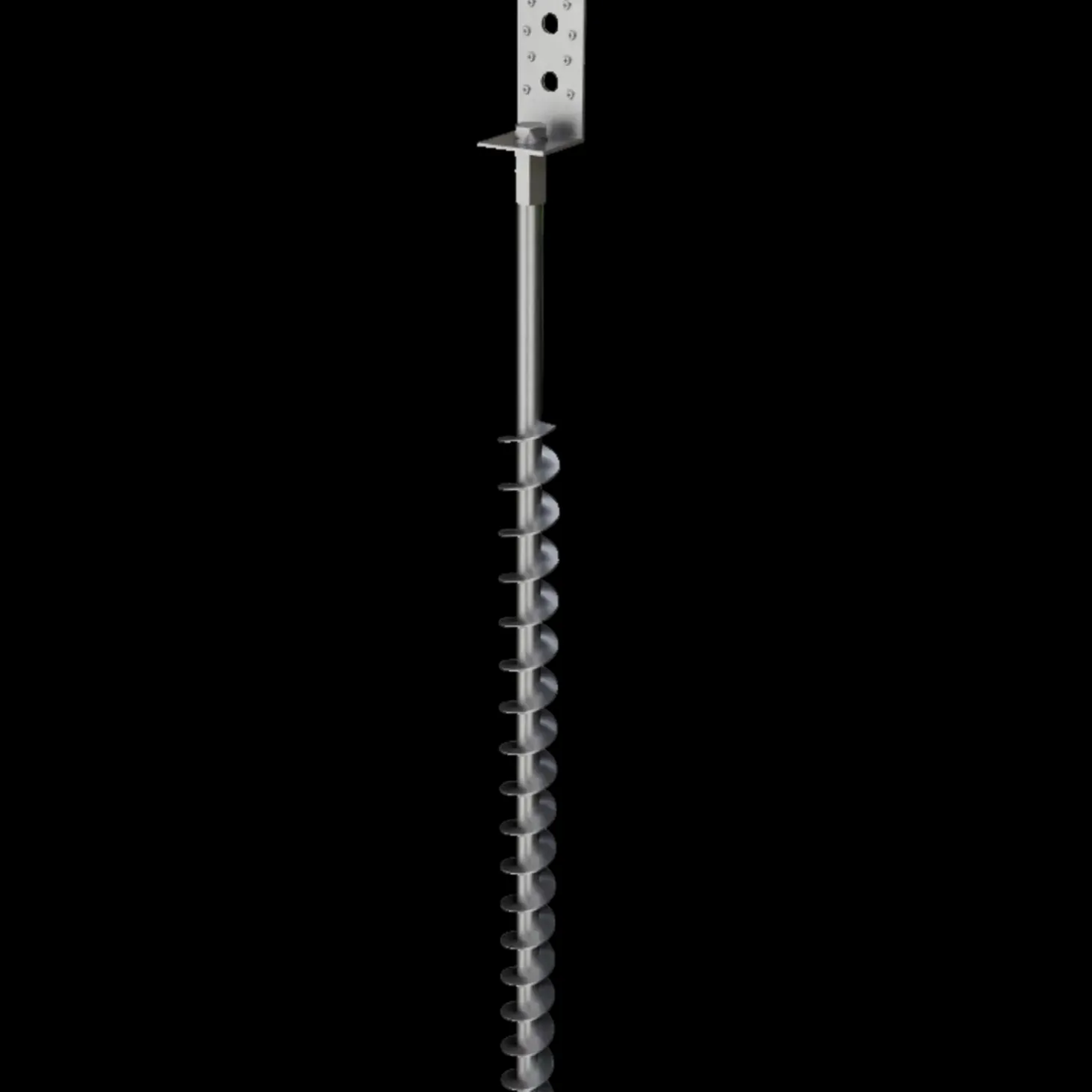 GroundPlug® Twister™ M12/600 skruefundament