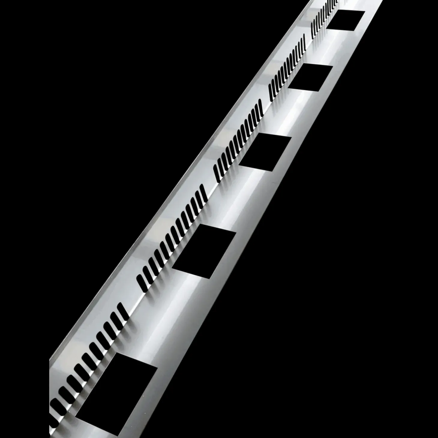 Growtek kantskinne alu 40 mm x 2 m