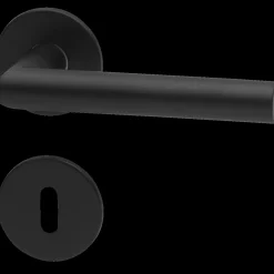 Habo dørgreb inkl. nøgleskilte sort 19 mm