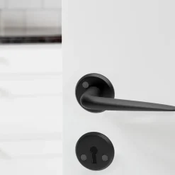 Habo dørgreb Porto sort aluminium