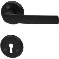 Habo Torino dørgreb m/nøgleskilt sort