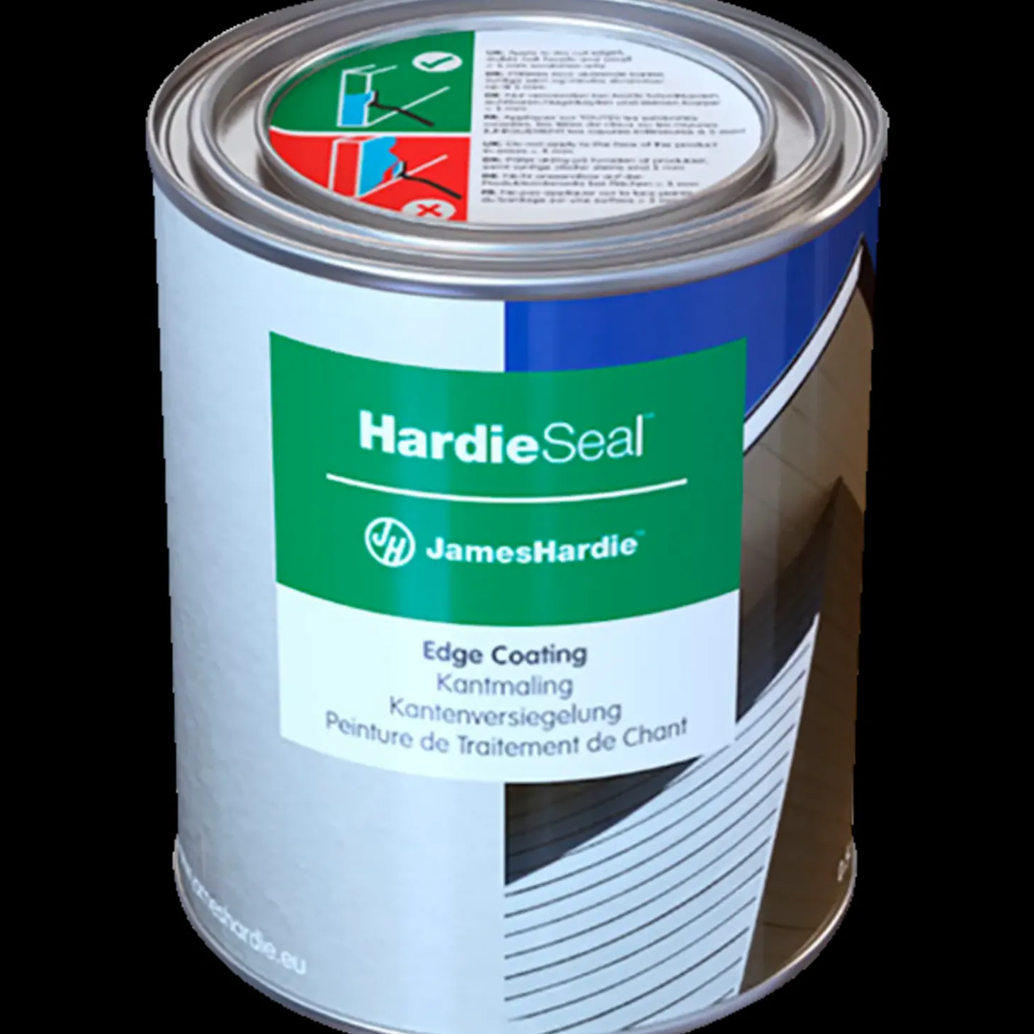 Hardie kantforsegler 0,5 L sort