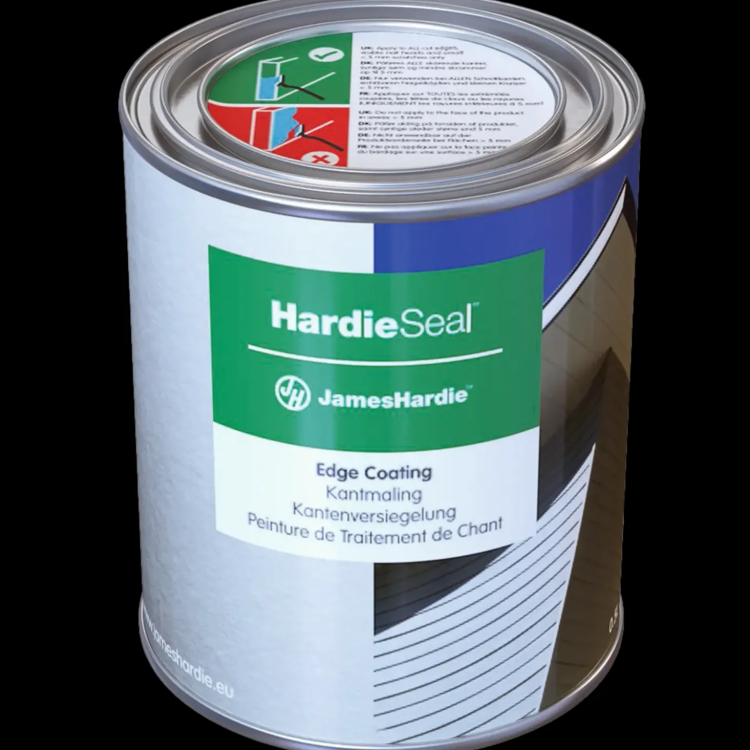 Hardieplank kantforsegler koksgrå 0,5 L