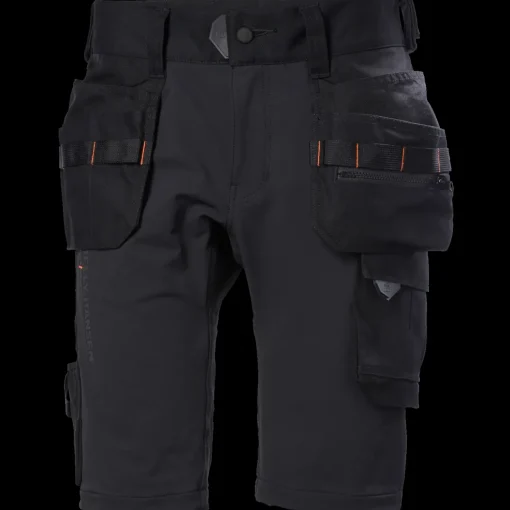 Helly Hansen Workwear Evolution håndværkershorts med hængelommer sort str. C52