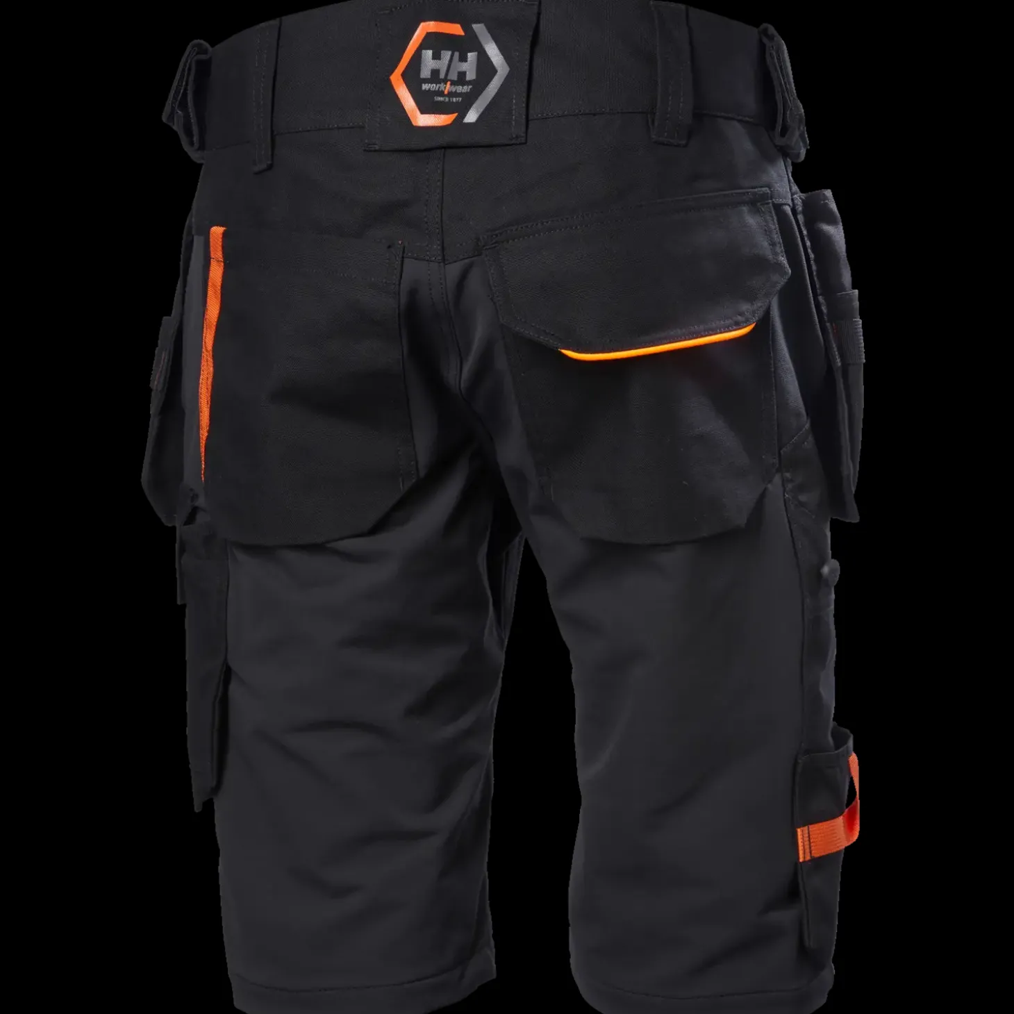 Helly Hansen Workwear Evolution håndværkershorts med hængelommer sort str. C52
