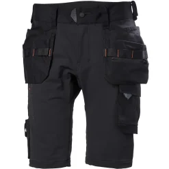 Helly Hansen Workwear Evolution håndværkershorts med hængelommer sort str. C52