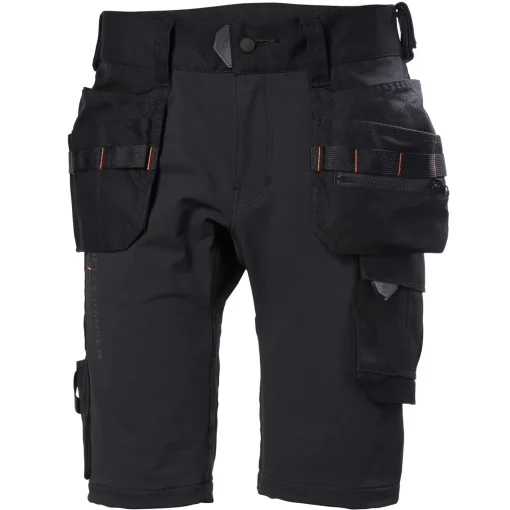 Helly Hansen Workwear Evolution håndværkershorts med hængelommer sort str. C52