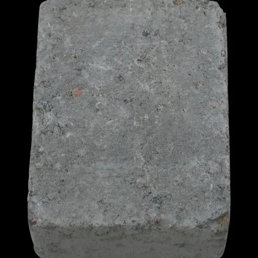 Herregårdssten med rumlet kant 1/2 sten grå 14x10,5x5 cm