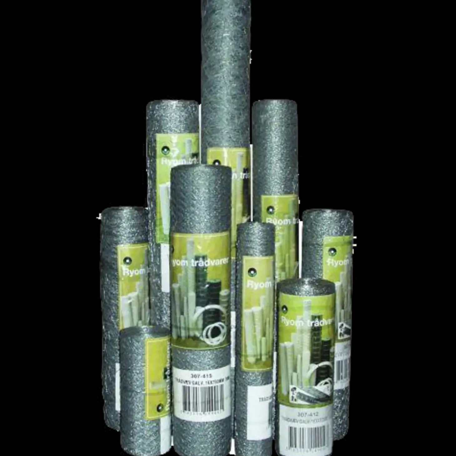 Hønsetråd 30 cm x 10 m varmgalvaniseret