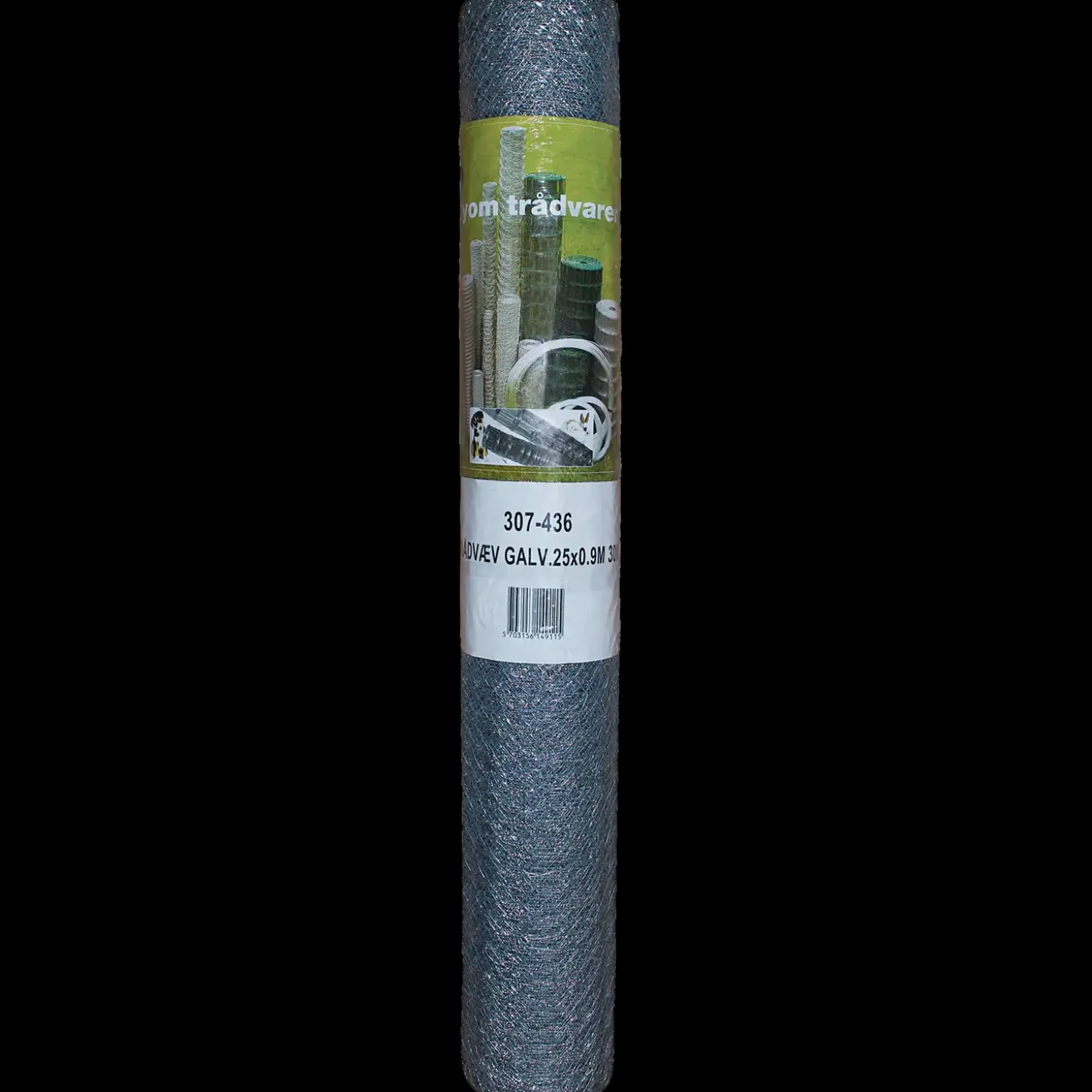 Hønsetråd 30 cm x 10 m varmgalvaniseret