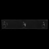 Home>it knagerække m/3 knager 200x40 mm sort