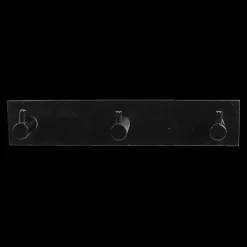 Home>it knagerække m/3 knager 200x40 mm sort