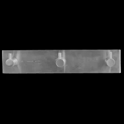 Home>it knagerække m/3 knager 200x40 mm rustfrit stål