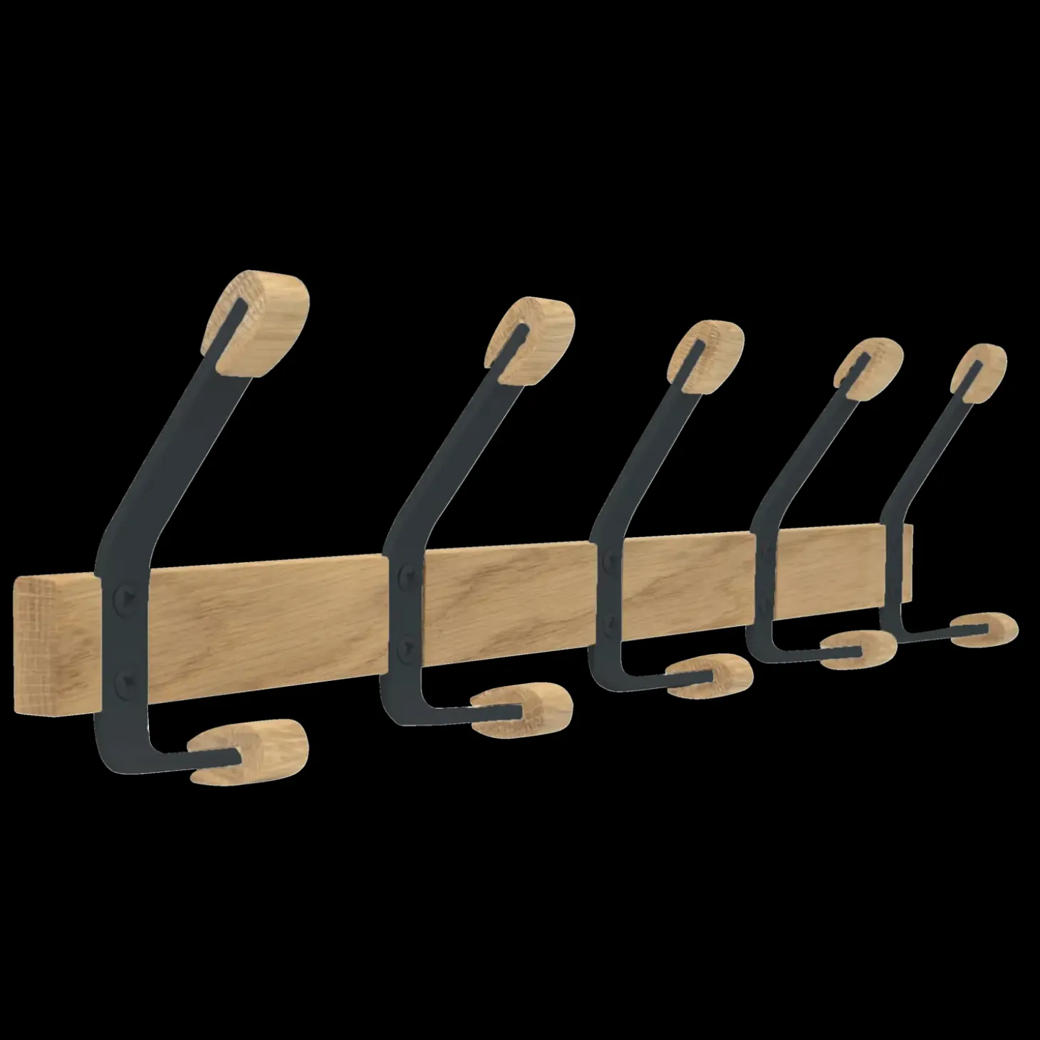 Home>it knagerække m/5 knager sort