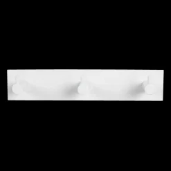 Home>it knagerække m/3 knager 200x40 mm hvid