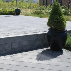 IBF Bondesten kantblok 14x21x14 cm grå