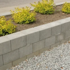 IBF Bondesten kantblok 14x21x14 cm grå