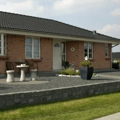 IBF Holmegaardsten kantblok m. lige kant, 14x21x14 cm, antracit