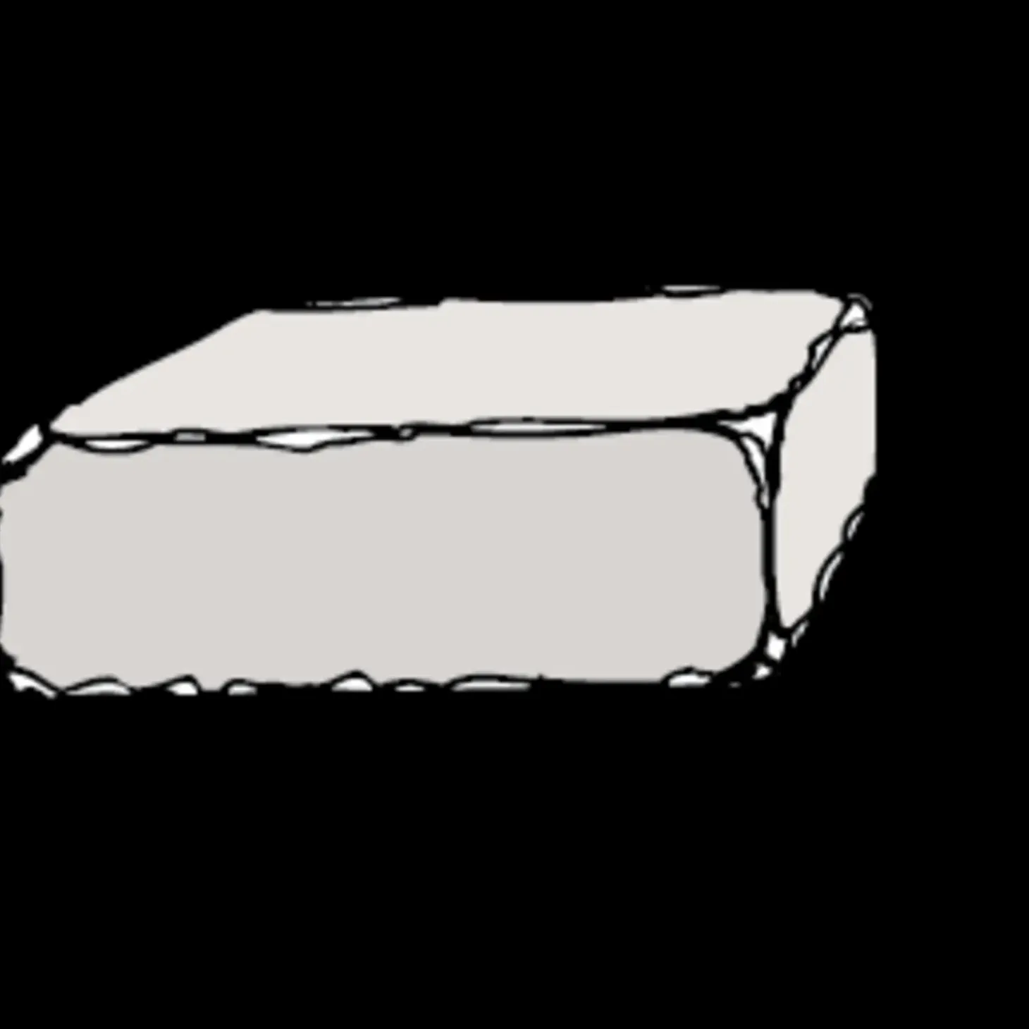 IBF IBF Holmegaardsten®, mega, 21x28x7 cm sort/antracit