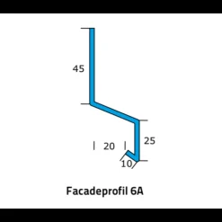 Icopal 6A alu-facadeprofil 1 m