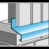 Icopal 6B alu-facadeprofil 1 m