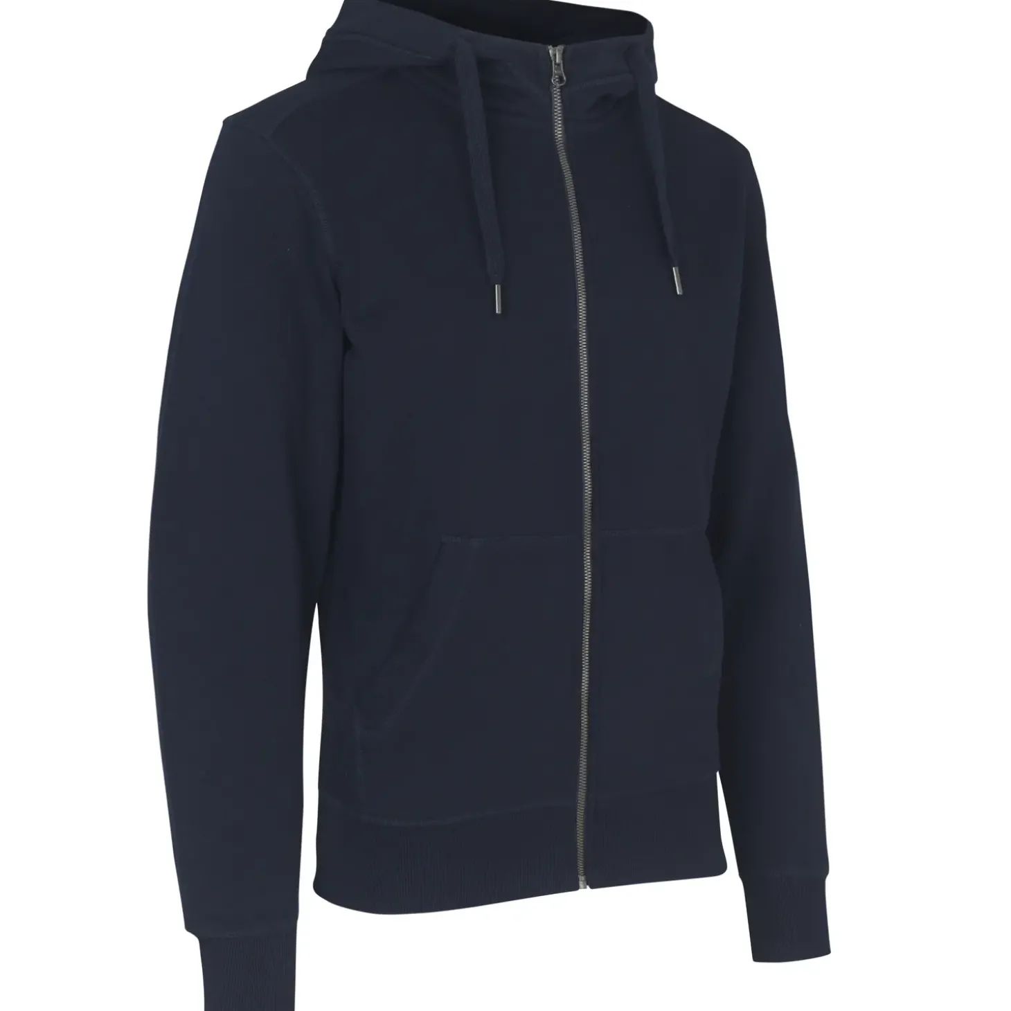 ID Core herre hoodie med lynlås navy str. 2XL