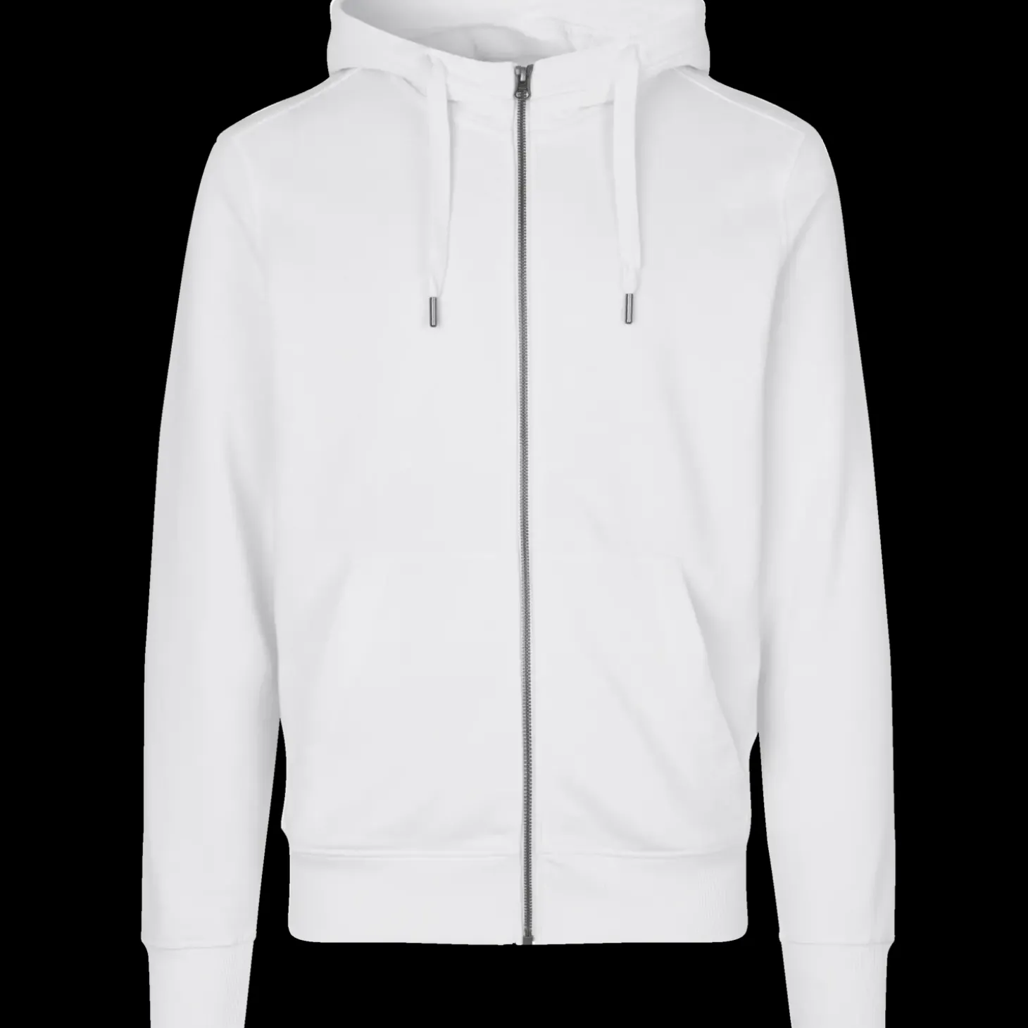 ID Core herre hoodie med lynlås hvid str. XL