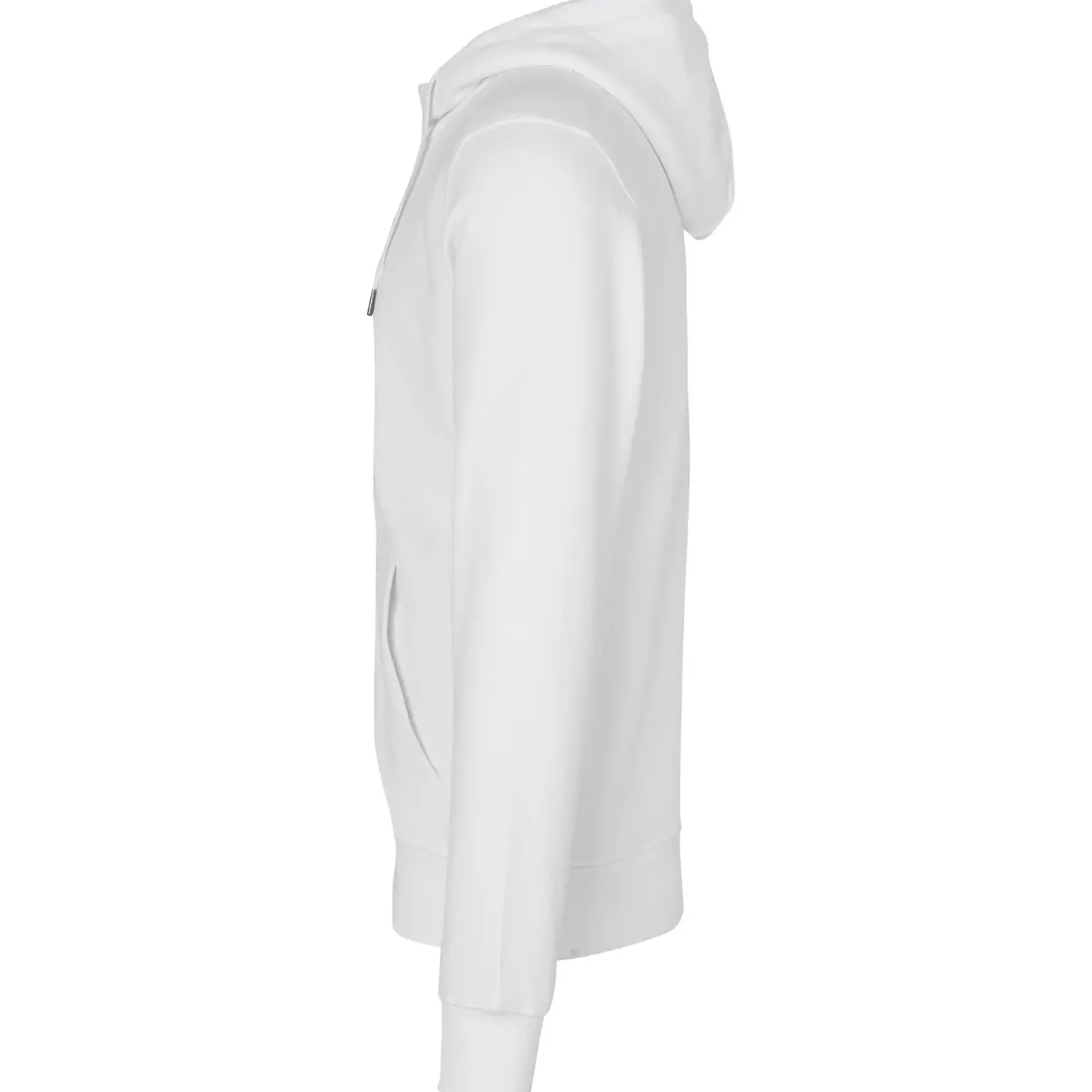ID Core herre hoodie med lynlås hvid str. XL
