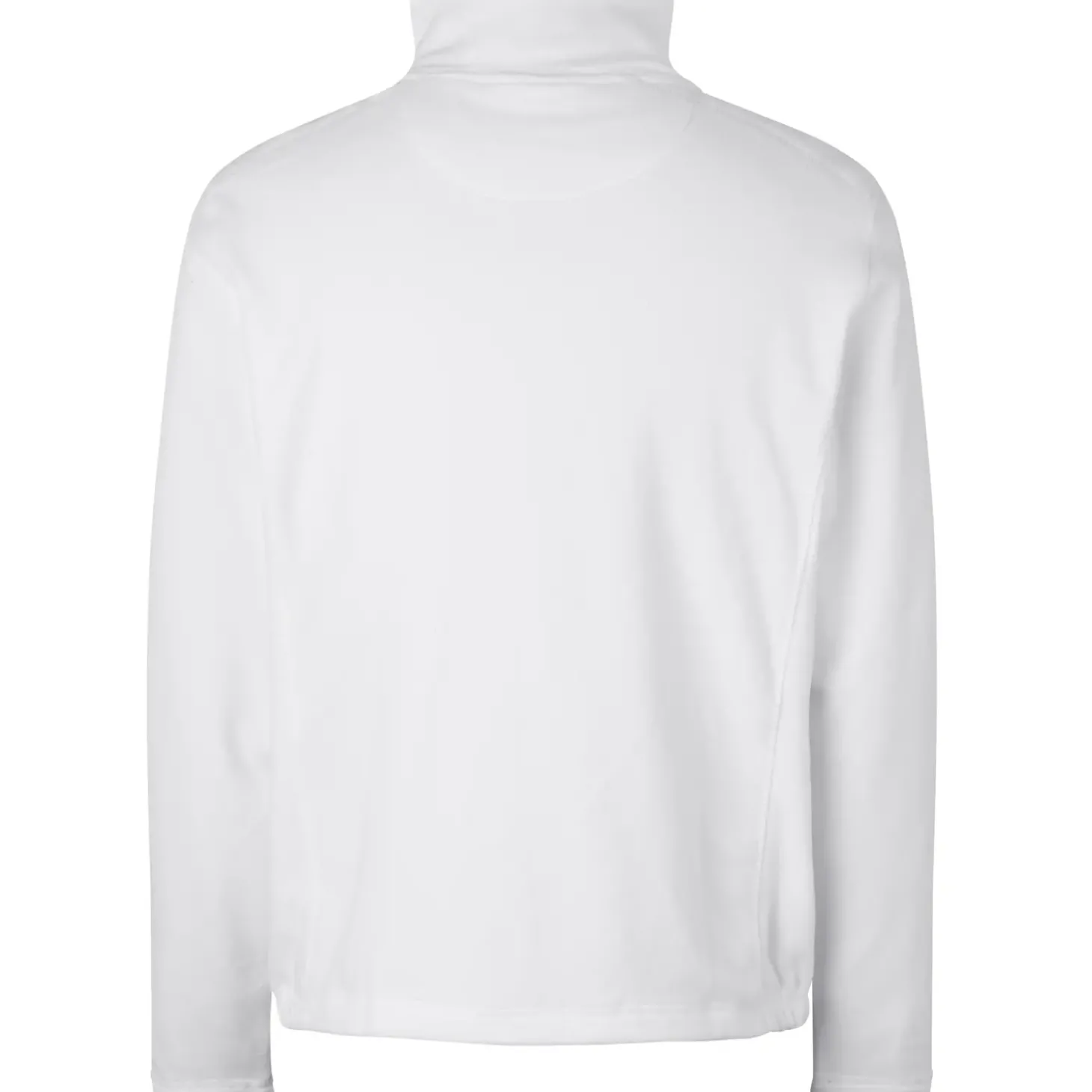 ID herre mikrofleece cardigan hvid str. L