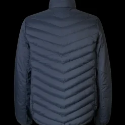 ID herre padded jakke stretch navy str. L