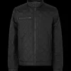 ID herre quilt jakke sort str. S