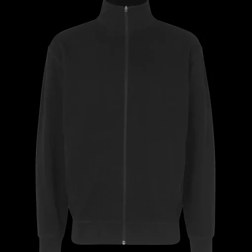 ID herre sweat cardigan sort str. M