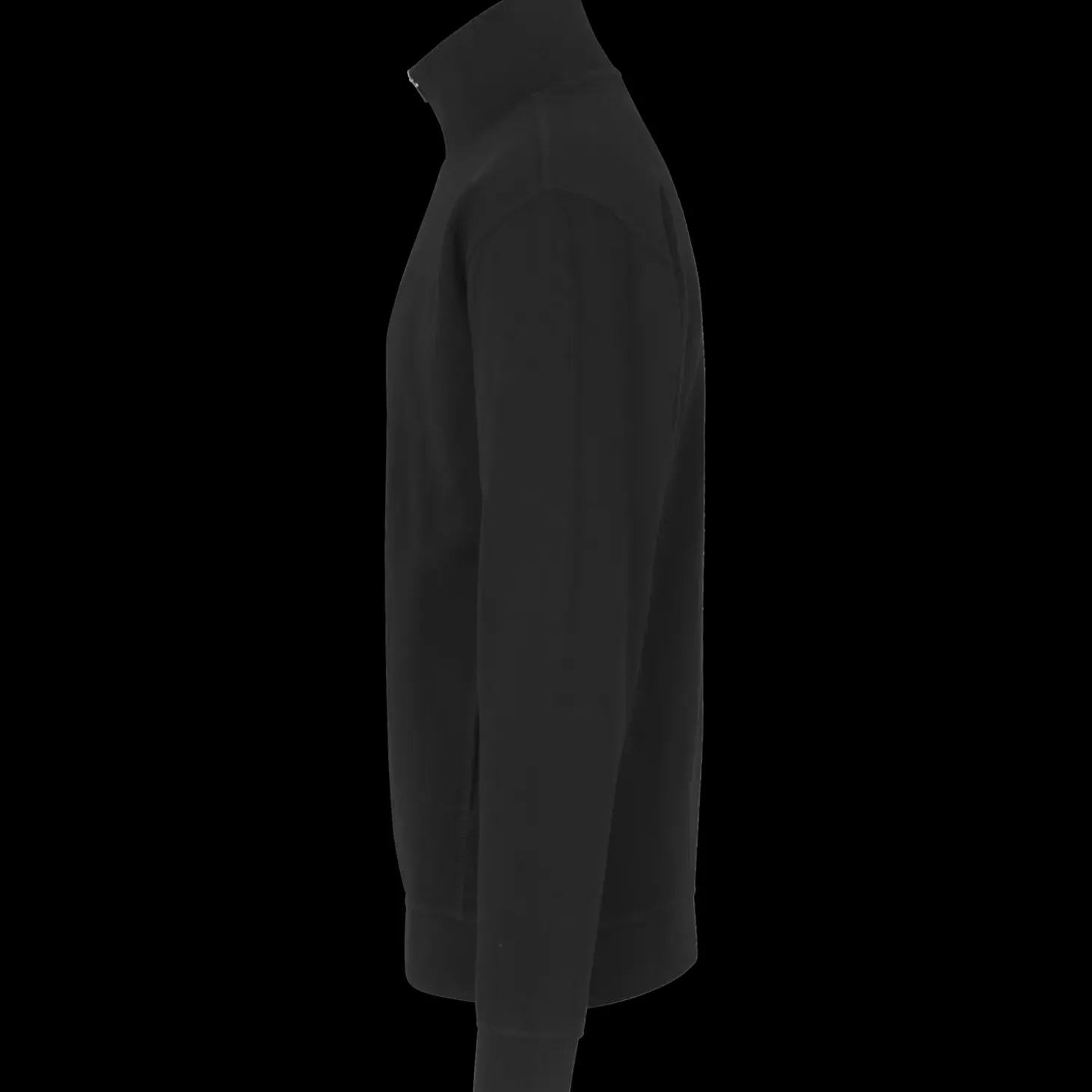 ID herre sweat cardigan sort str. M